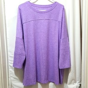 Purple Soft Pullover T Shirt Top 2XL New wot